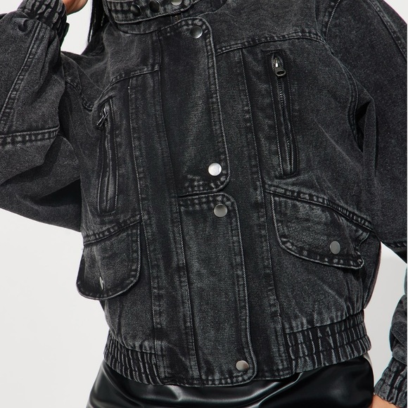 BNWT black denim jacket - Picture 7 of 11